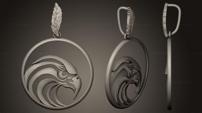Jewelry (Hawks eye, JVLR_0151) 3D models for cnc